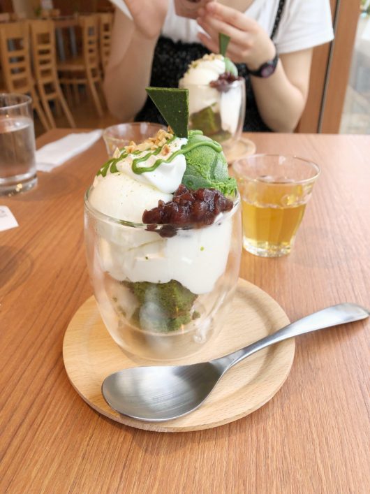 抹茶パフェ