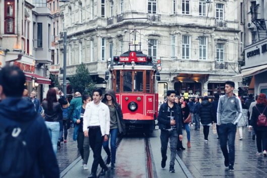 イスタンブル市街のトロッコ