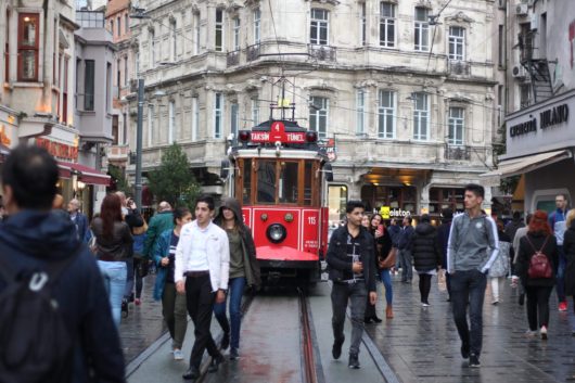 イスタンブル市街のトロッコ